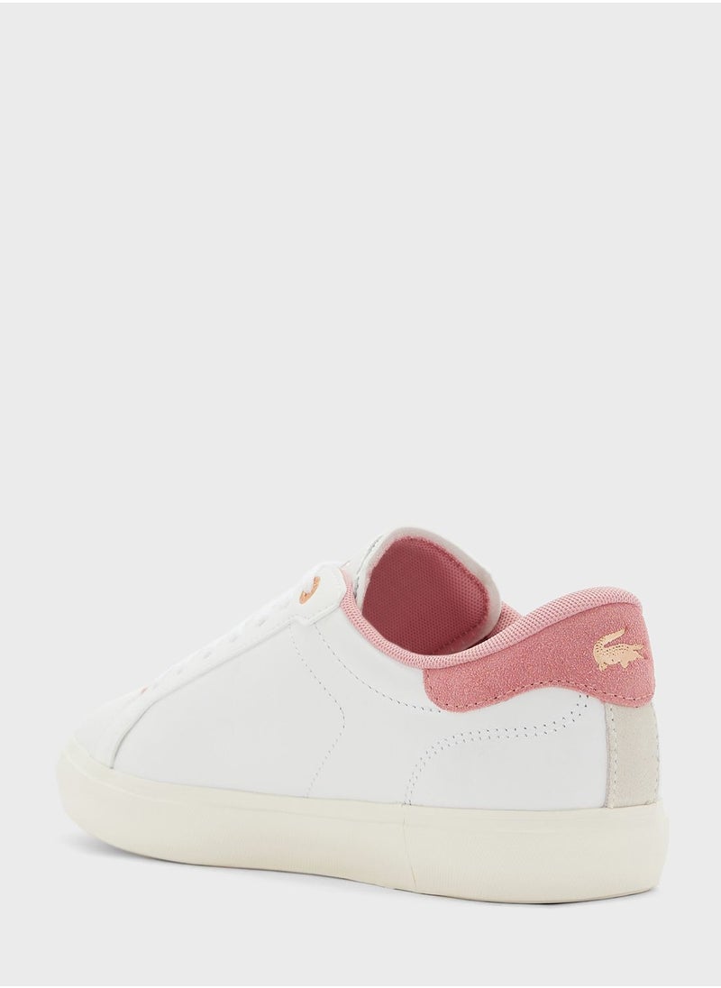 LACOSTE - Powercourt Low Top Sneakers - Image 1