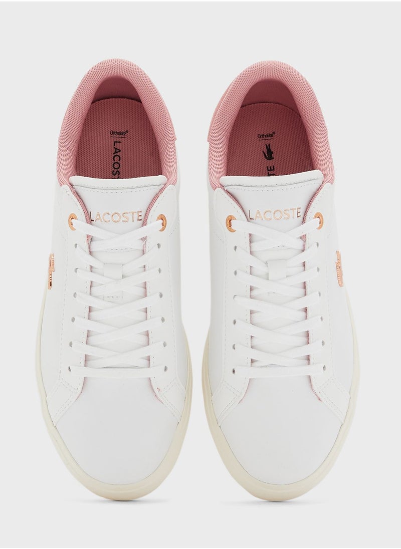 LACOSTE - Powercourt Low Top Sneakers - Image 1