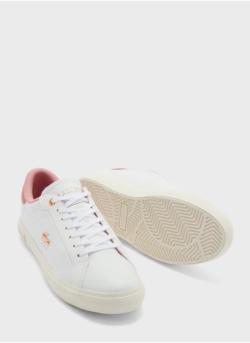 LACOSTE - Powercourt Low Top Sneakers - Image 1