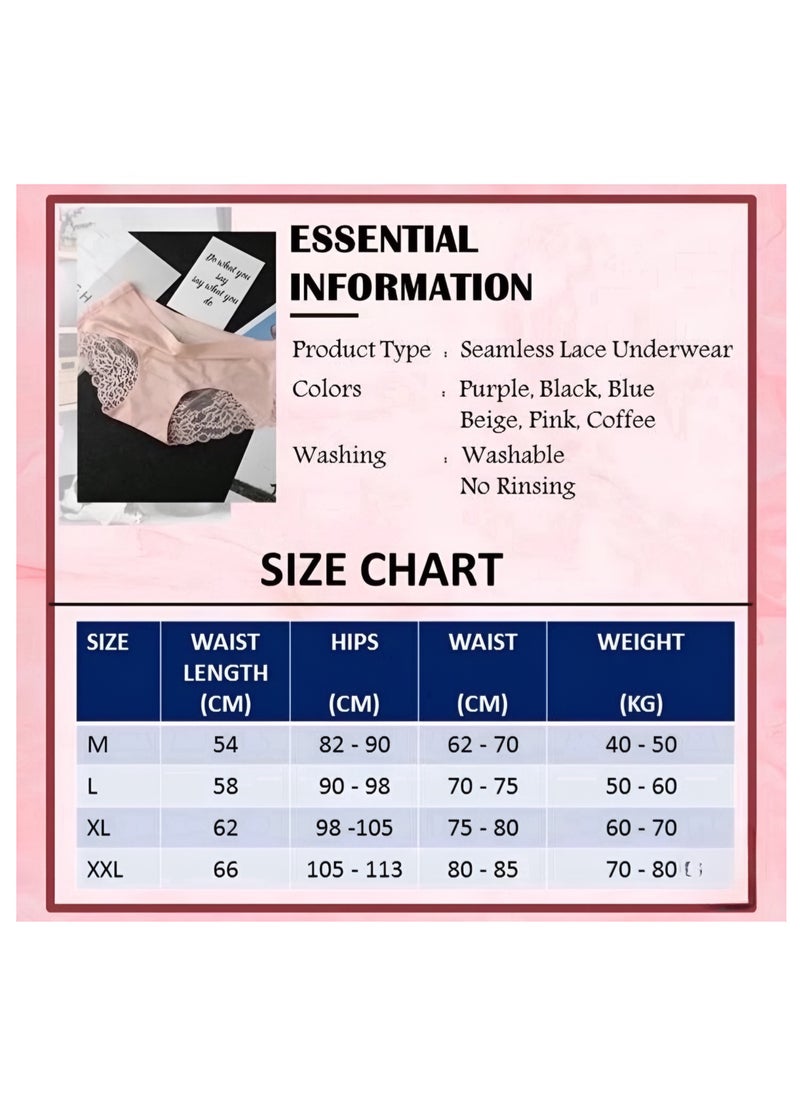 Generic - 3 Pieces Seamless Panties Womens Underwear - Image 1