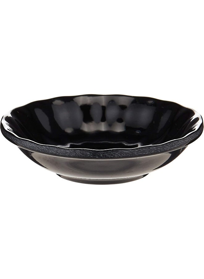 Servewell Melamine Horeca Black Round Sauce Plate 7cm - Image 2