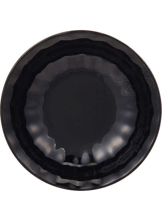Servewell Melamine Horeca Black Round Sauce Plate 7cm - Image 1