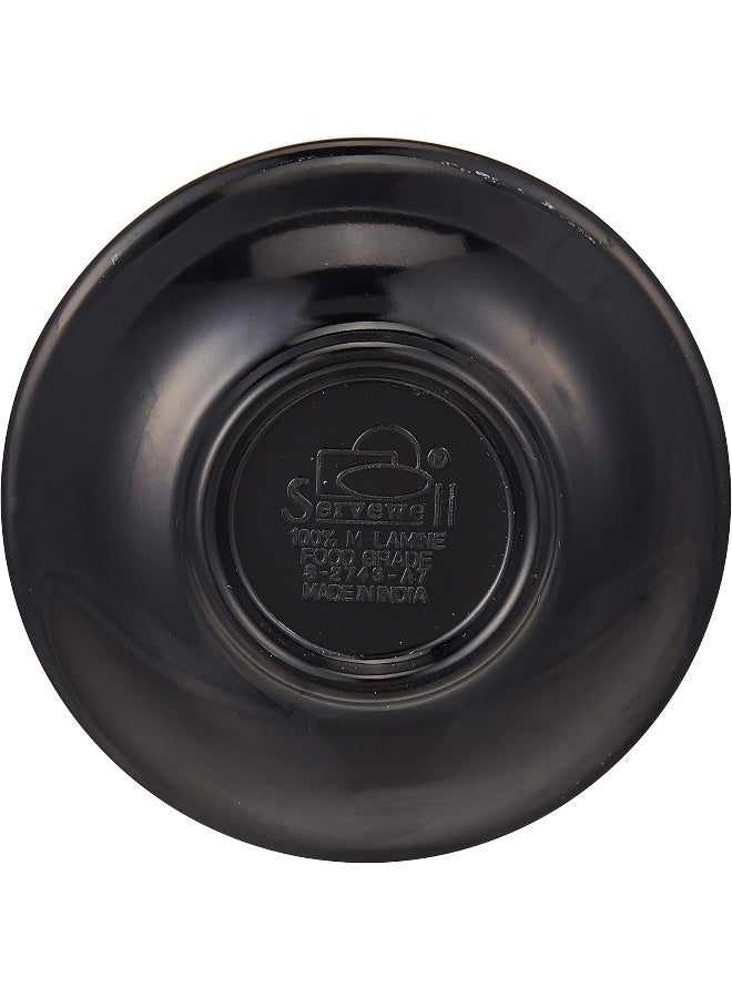 Servewell Melamine Horeca Black Round Sauce Plate 7cm - Image 3