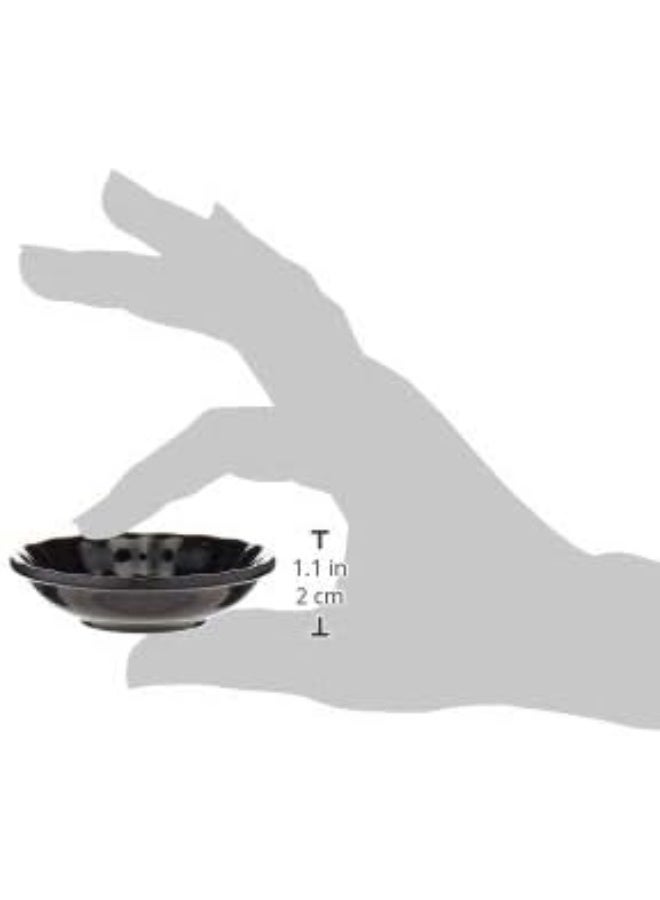 Servewell Melamine Horeca Black Round Sauce Plate 7cm - Image 5