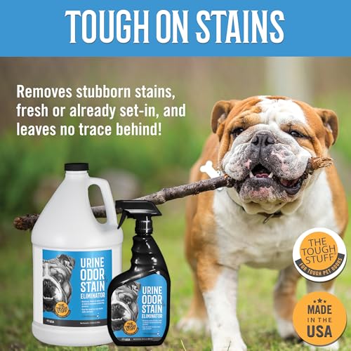 Nilodor Arkwright Tough Stuff Urine Odor & Stain Eliminator Spray - Pet Safe Enzyme-Based Non-Toxic Cleaner for Floors, Carpets, and Furniture, 32 Fl. Oz. Spray Bottle, Fresh Scent - Image 4