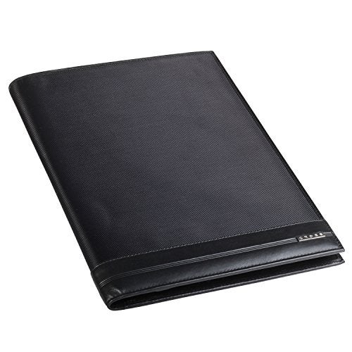 Cross Nylon and Genuine Leather Padfolio/Portfolio Folder - A4 Size Document Organizer & Business Card Holder/Pen Holder (Black) - Image 4