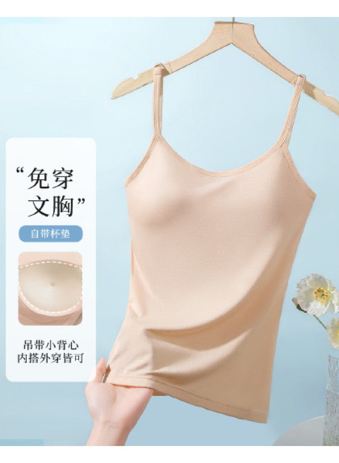 Moonbadi Slimming Women'S Camisole, Fashionable And Chic Layering Top With Stylish Back Design, Wearable As Outerwear - Image 1