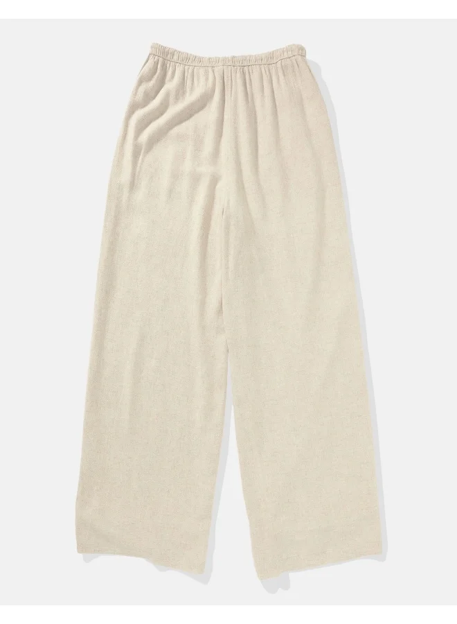 امريكان ايجل High Waist Wide Leg Drawstrings Pants