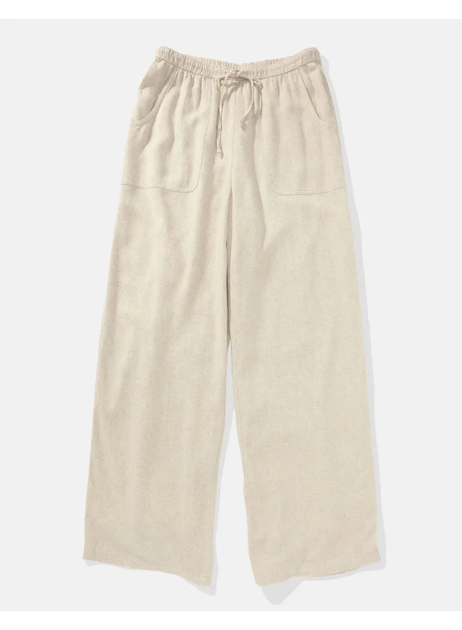 امريكان ايجل High Waist Wide Leg Drawstrings Pants