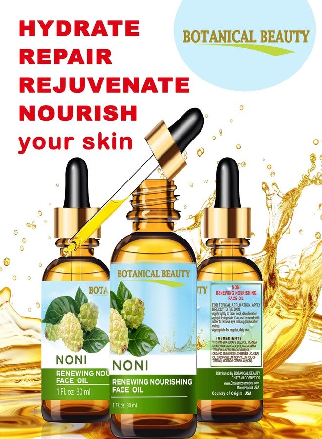 Botanical Beauty NONI RENEWING NOURISHING FACE OIL 100% Natural. 1 Fl oz 30 ml Grape Seed, Avocado, Macadamia, Jojoba, Tamanu, Noni Oils. Anti-aging, Hydrating, Moisturizing, Nourishing, Rejuvenating - Image 5