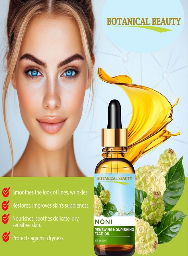 Botanical Beauty NONI RENEWING NOURISHING FACE OIL 100% Natural. 1 Fl oz 30 ml Grape Seed, Avocado, Macadamia, Jojoba, Tamanu, Noni Oils. Anti-aging, Hydrating, Moisturizing, Nourishing, Rejuvenating - Image 3