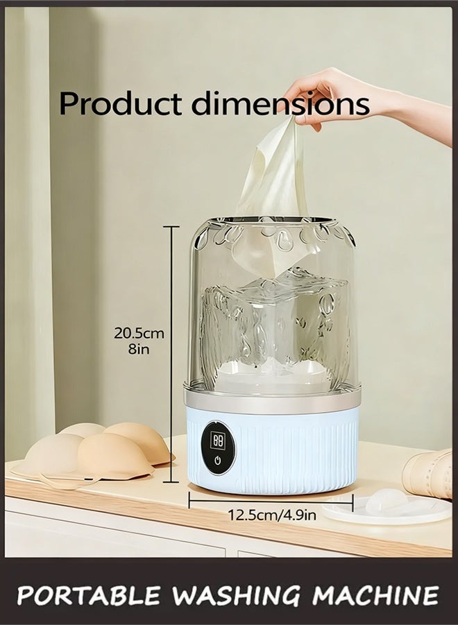 APEX 1L Portable Underwear Washer, 2025 Upgraded Mini Washing Machine | Cordless & Rechargeable Laundry Cup for Bra, Underwear, Socks Compact Travel-Friendly Washer - Image 5