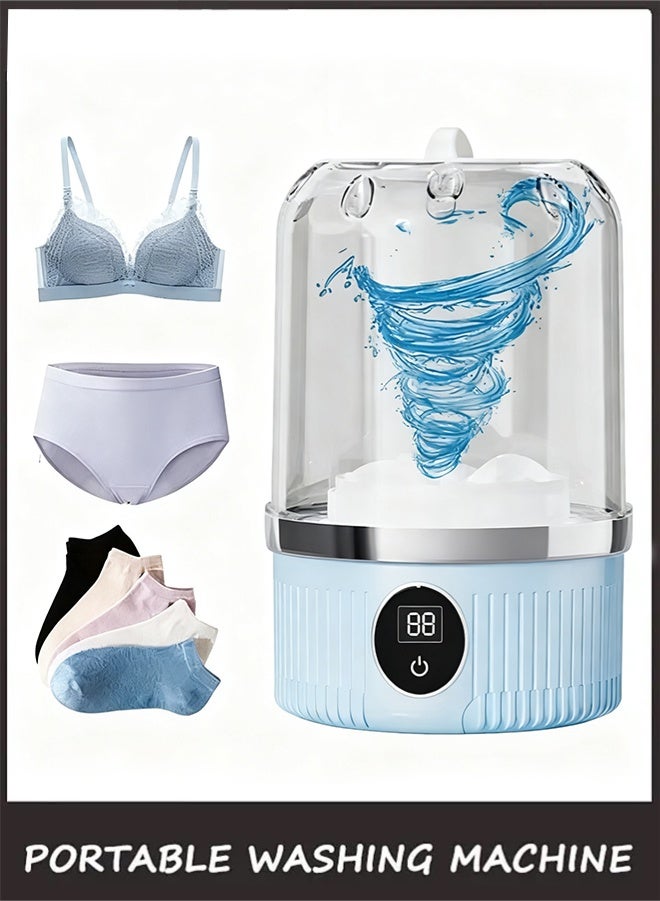 APEX 1L Portable Underwear Washer, 2025 Upgraded Mini Washing Machine | Cordless & Rechargeable Laundry Cup for Bra, Underwear, Socks Compact Travel-Friendly Washer - Image 1
