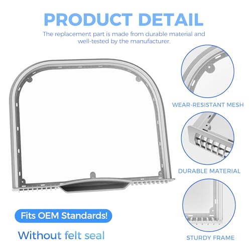 Romalon UPGRADE 5231El1001C Lint Filter For LG Kenmore Dryers Dryer Lint Screen 12.2 * 10.7 * 1.5 inch (31.1 * 27.0 * 3.8 cm) replace Dlex5170w Dley1201v Dle1101w 1668214 Ps3527575 Ap5248138 by Romalon - Image 3