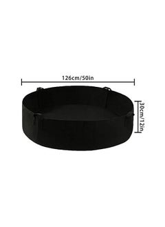 Generic Round Planting Bag with Handle,Garden Bed Vegetable ling Cultivation Bag,for Planting Potatoes,Tomatoes(127cm*30cm)  - Image 5