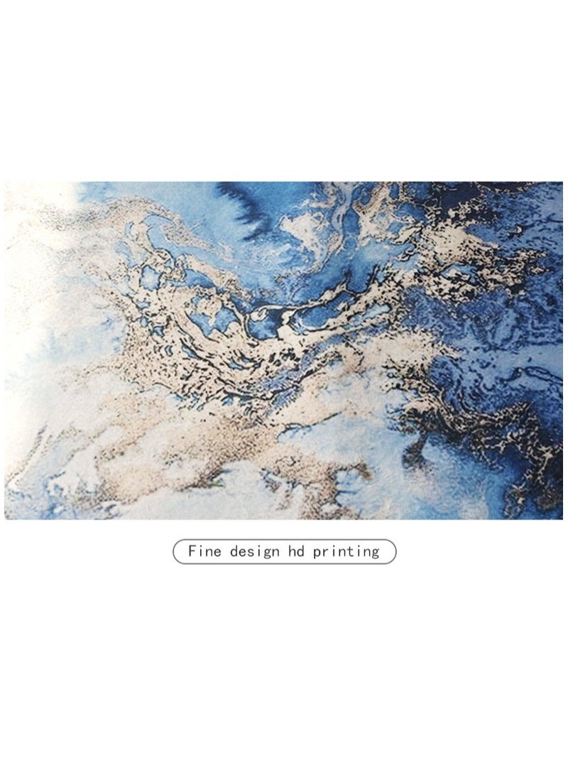 Bluejw Marble Bathroom Rug Set,3 Pieces Bath Mats Set For Bathroom,Vintage Style Non-Slip Washable Cover Floor Rug Decorations For Kitchen Bathroom Bedroom - Image 2