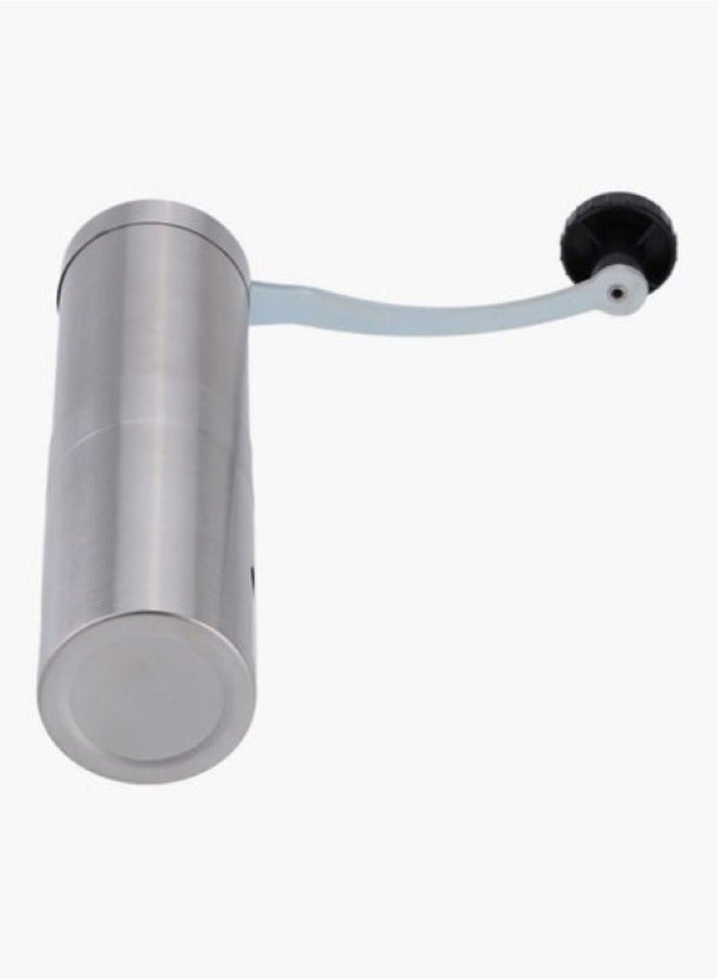 Coffee Bean Grinder Silver Black 18x4.5 cm, Stainless Steel Hand Grinder - Image 2