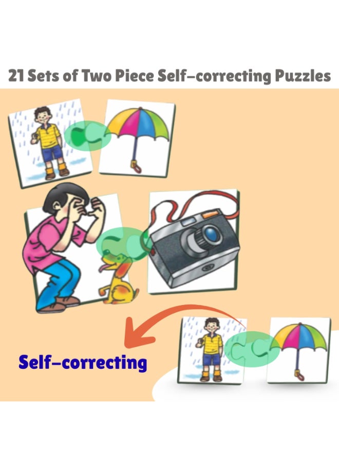Creative's Creative’s Smart What's Missing? Educational Games - Montessori Jigsaw Puzzle Toy, Observation & Logic Learning Skills, Educational Toys Gift for Boys & Girls Ages 3 4 5 - Image 3