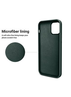 Generic Compatible with iPhone 15 Pro Max Case 6.7", Slim Liquid Silicone 3 Layers Soft Gel Rubber Shockproof Protective Phone Case with Anti-Scratch Microfiber Lining-Cedar Green  - Image 3