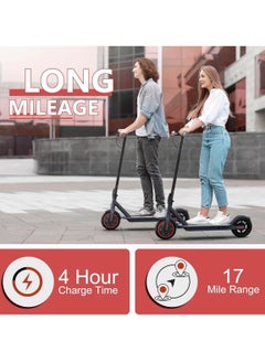 Scooter  Electric Scooter for Adults, Long Range 30KH Battery, 25-KPH Powerful 350W Motor, Foldable Electric Scooter for Mobility and Travel 8.5 Inch Honeycomb Tires with Dual Brake System  - Image 3