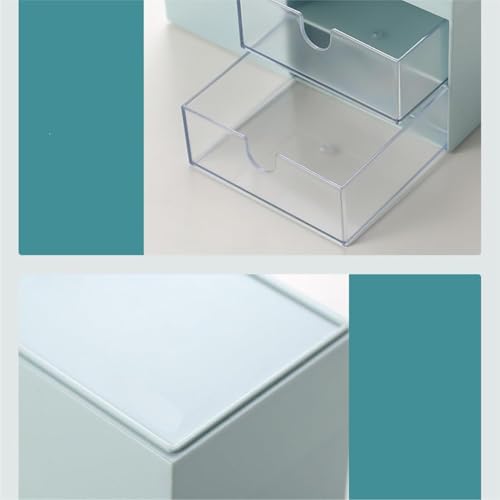 SAMVARDHAN Desk Storage Box -Table stylish Holder for office, Desktop organizer, Stationery Organizer Box with DIY Stickers (Random Color) - Image 5