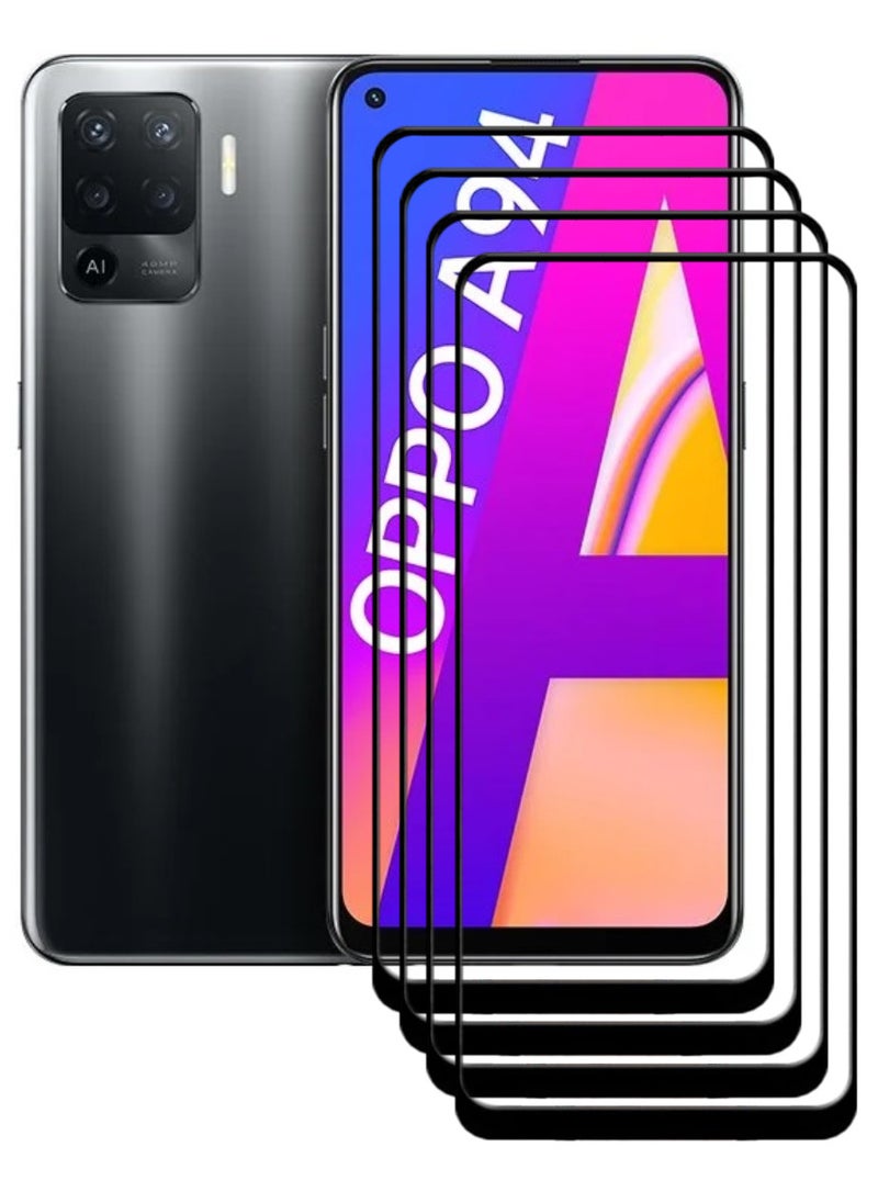 ACLIX 4 Pieces Antistatic ESD Dustproof Premium Quality High Definition Tempered Glass Screen Protector Designed For Oppo A94 - Image 1