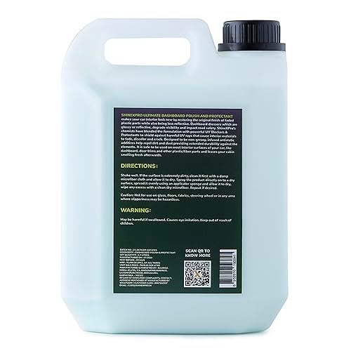 ShineXPro Dashboard Polish for Car Interior - Car Dashboard Polish & Protectant Restores Original Finish, UV Blockers Prevent Fading - Car Dashboard Cleaner with Non-Greasy, Less Reflective Formula - Image 3