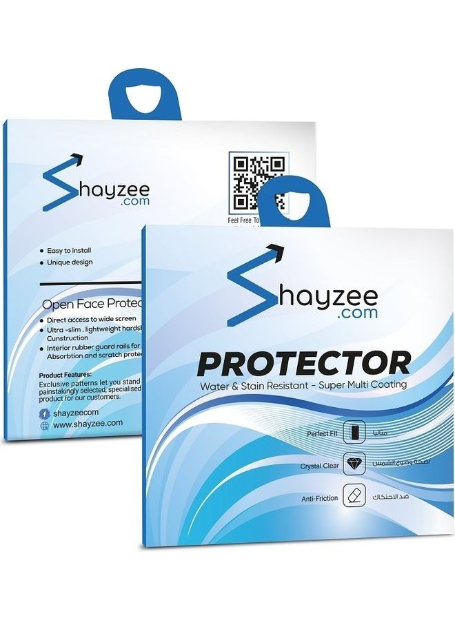 shAyzee Tempered Glass Screen Protector For Apple Watch Series 1/2/3 42mm Clear/Black - Image 4