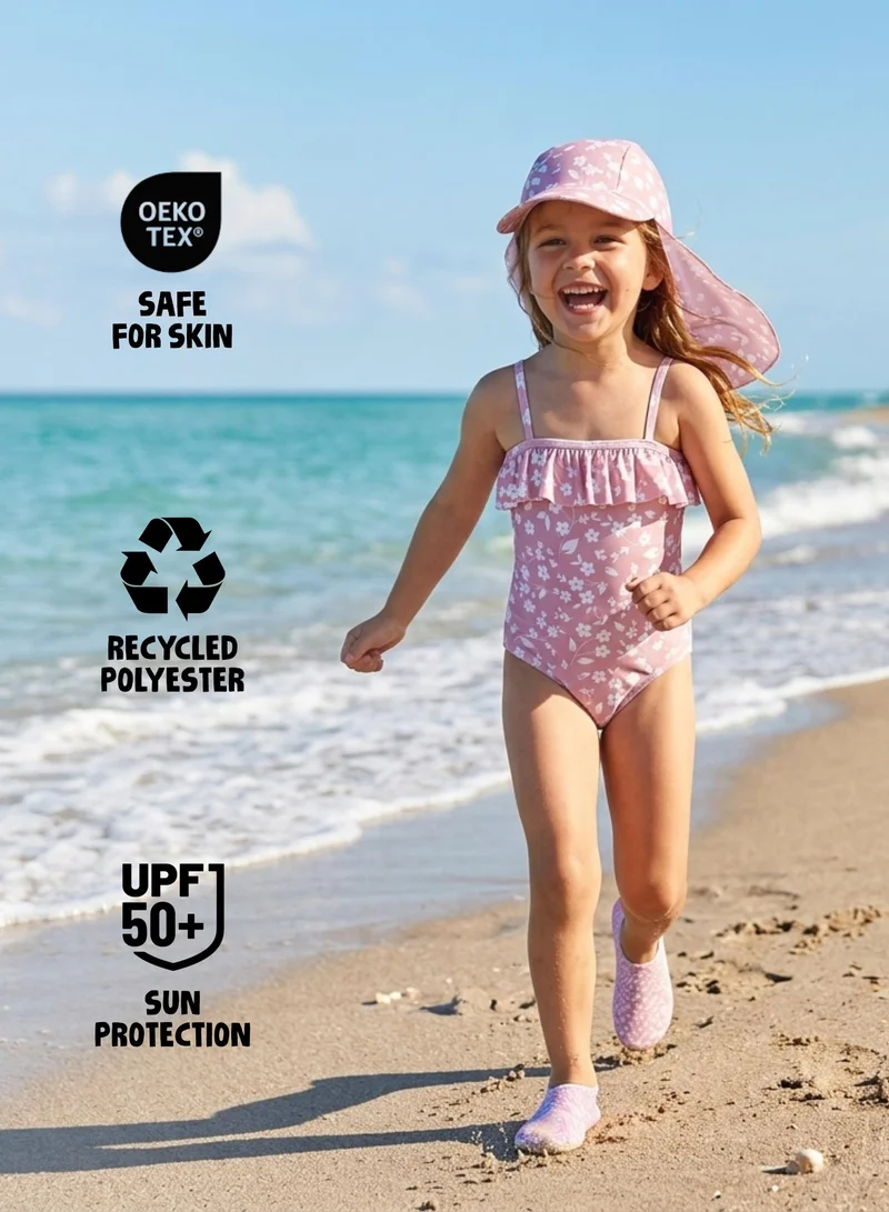 Slipstop Rose flower Rose Flower Junior Swimsuit for Women | Best Price UAE