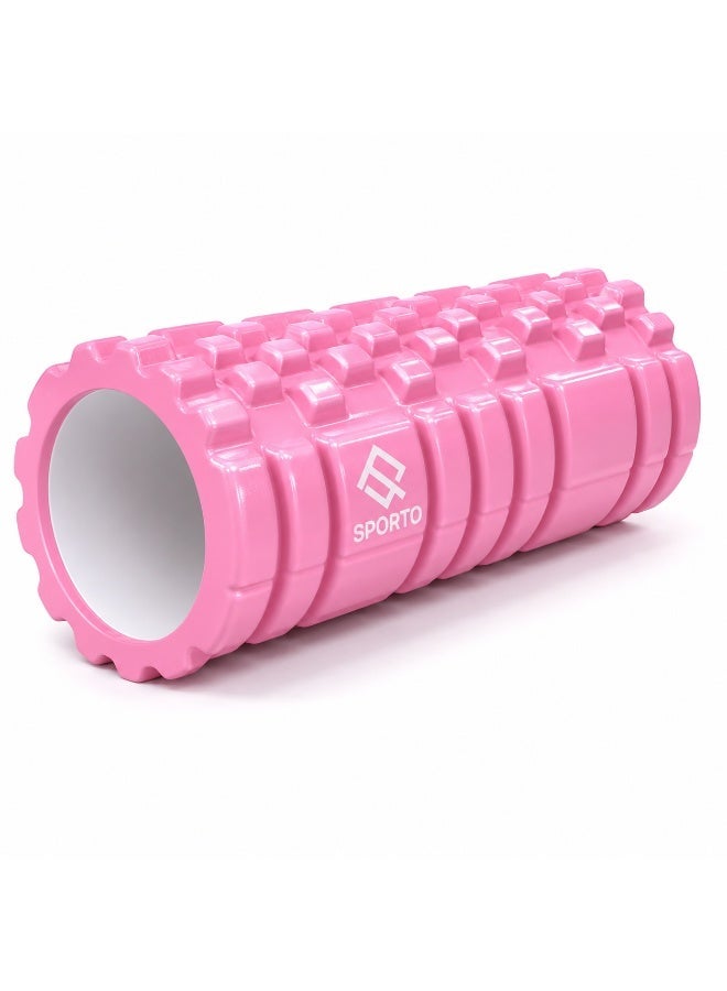 SportQ Foam Roller, Fitness Foam Roller, Deep Muscle Massage Roller Lightweight Muscle Roller for Yoga Pilates Muscle Relaxation, Balance Exercises, Physical Therapy Pain Relief - Image 1