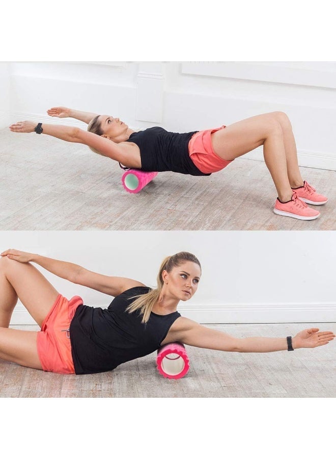 SportQ Foam Roller, Fitness Foam Roller, Deep Muscle Massage Roller Lightweight Muscle Roller for Yoga Pilates Muscle Relaxation, Balance Exercises, Physical Therapy Pain Relief - Image 5