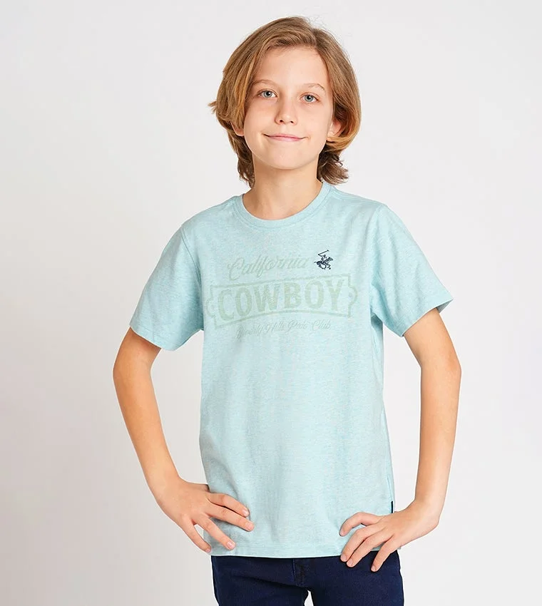 Typography Printed  Casual T-shirt