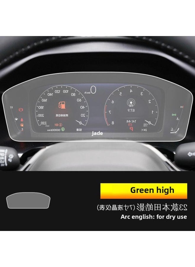 Generic Tempered Screen Navigation Modification Honda 23 Film Protection Hao Shadow Interior Shadow Central Control Dashboard-Colour:23 Haoying 10.1inch Navigation Hd Tempered-Size:Standard  - Image 5