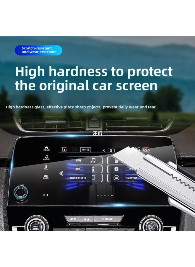 Generic Tempered Screen Navigation Modification Honda 23 Film Protection Hao Shadow Interior Shadow Central Control Dashboard-Colour:23 Haoying 10.1inch Navigation Hd Tempered-Size:Standard  - Image 4