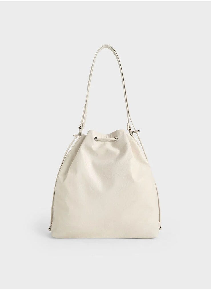 Charles & Keith Neva Two-Way Bucket Bag  - Image 4