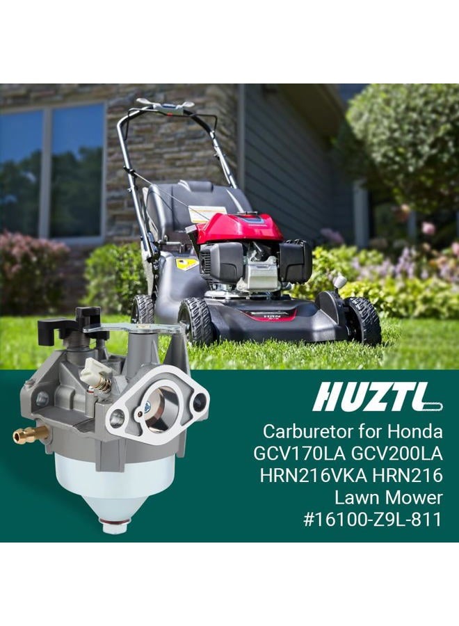 HUZTL طقم ضبط كربوراتور GCV170LA لجزازة العشب هوندا GCV170 HRN216VKA HRN216 16100-Z9L-811 - Image 2
