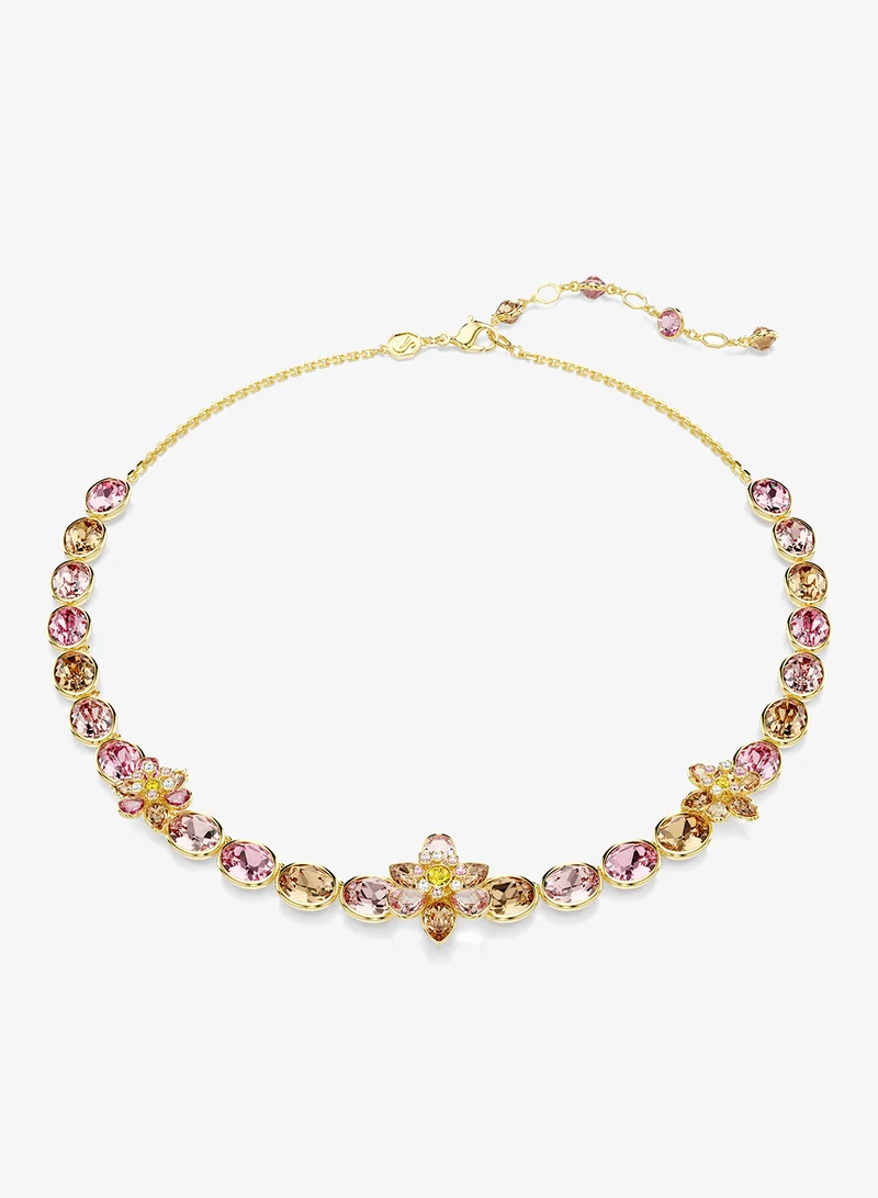 Flower Crystal Necklace