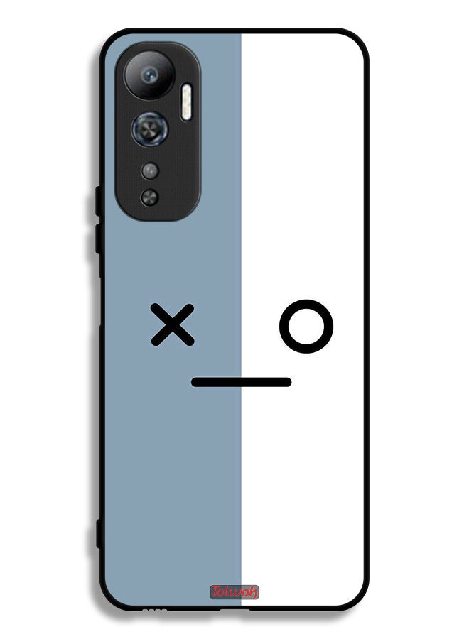 Tolwak Infinix Hot 20 4G Protective Case Cover Face Icons - Image 2