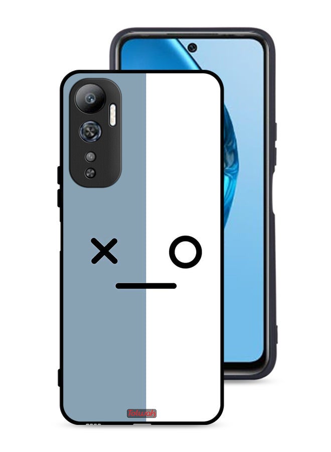 Tolwak Infinix Hot 20 4G Protective Case Cover Face Icons - Image 1