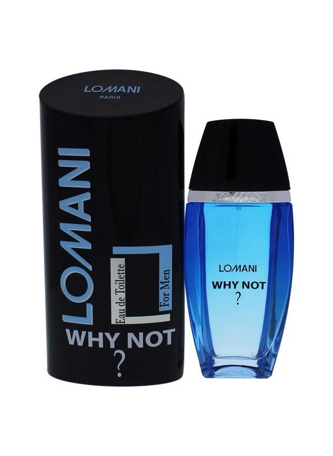 Lomani Lomani Why not By Lomani for Men - 3.3 Oz Edt Spray, 3.3 Oz  - Image 1