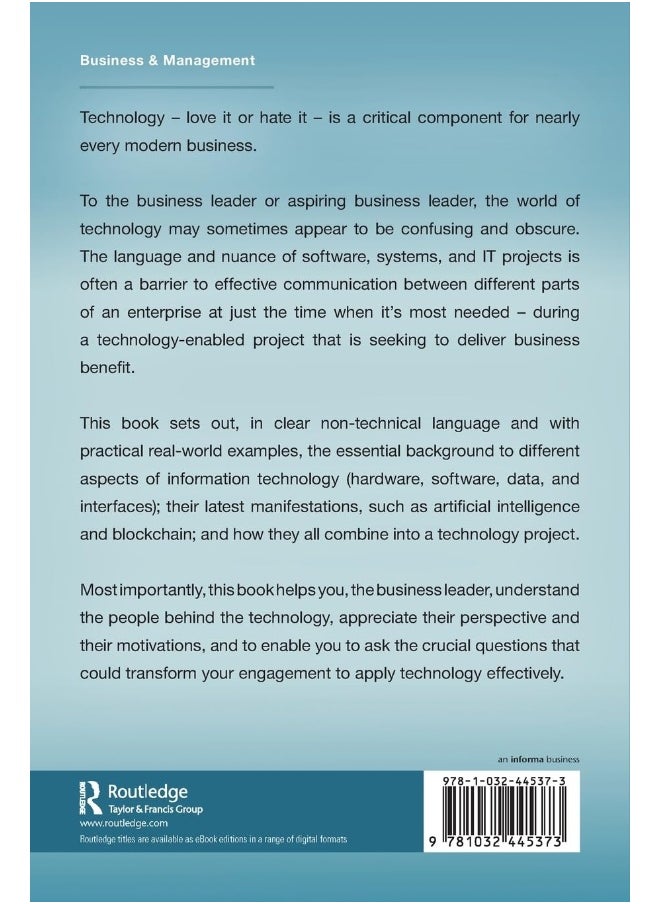 Technology Applied: A Business Leader's Guide to Software, Systems and IT Projects  - Image 2