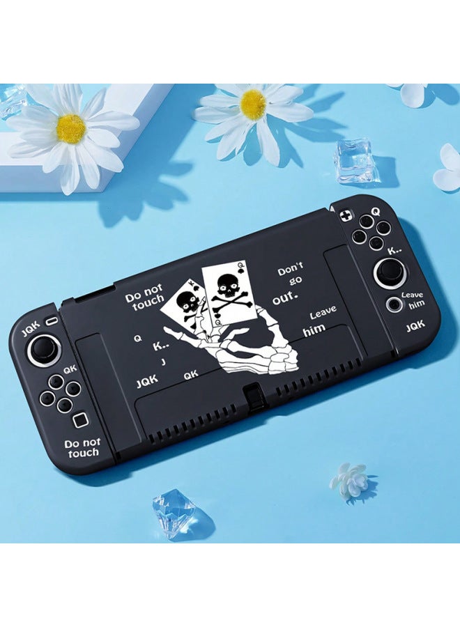 Nintendo Switch Protective Case Halloween Skull Nsoled Split Silicone Soft Handle Swich Hard Case 