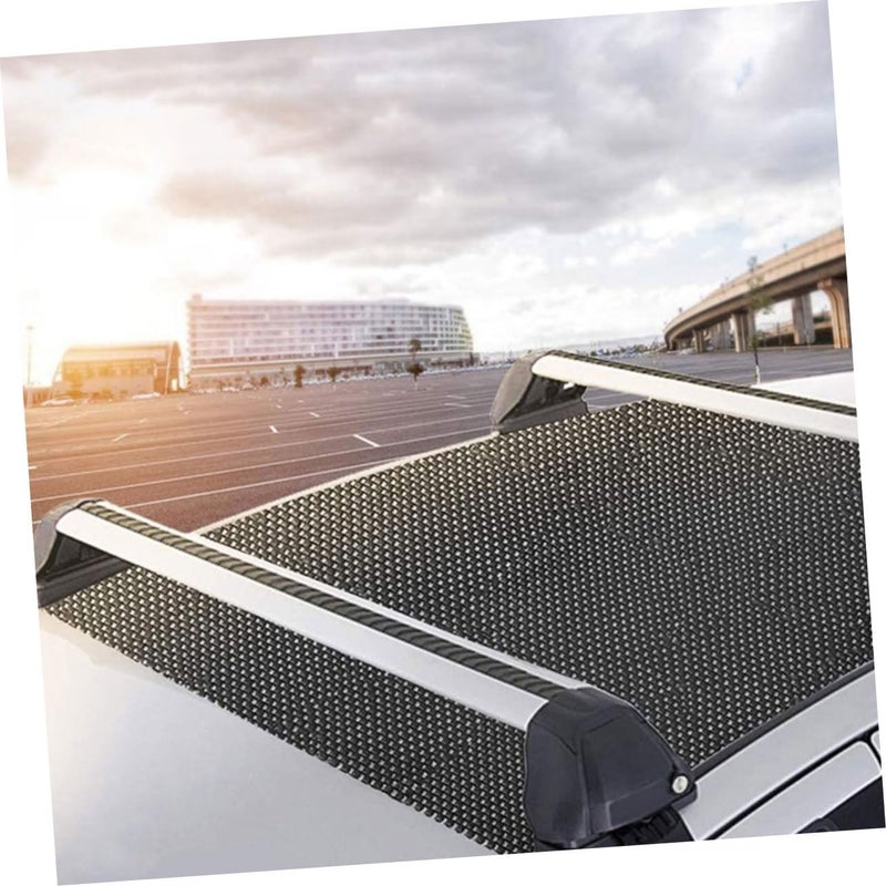 Ciieeo 2pcs Universal Anti-Skid Car Roof Mat Protective Mesh Pad for Cargo Bags Trunk Cargo Net Mat Easy Cut Foam for SUVs and Trucks - Image 5