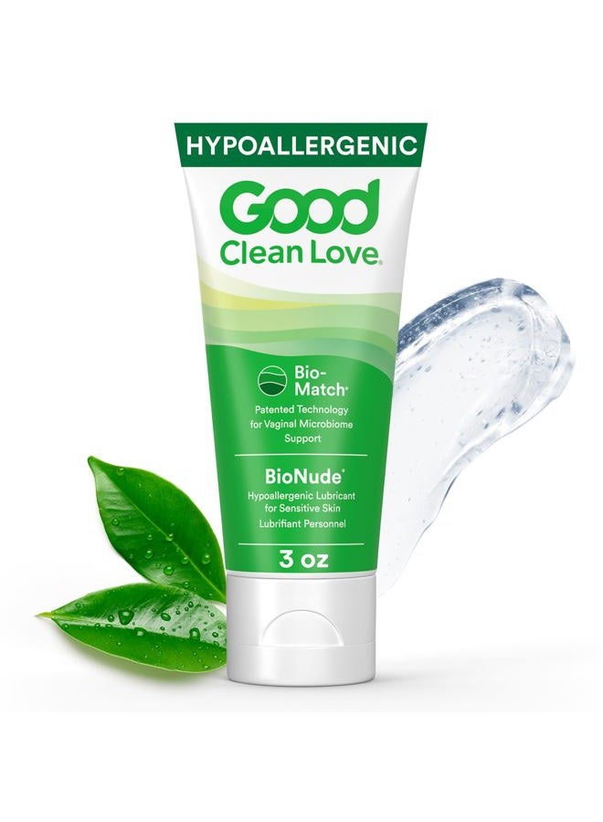 Good Clean Love BioNude Ultra Sensitive Personal Lubricant, Hypoallergenic Unscented & Unflavored Water-Based Lube, Safe for Adult Toys & Condoms for Men, Women, and Couples, 3 Oz  - Image 1