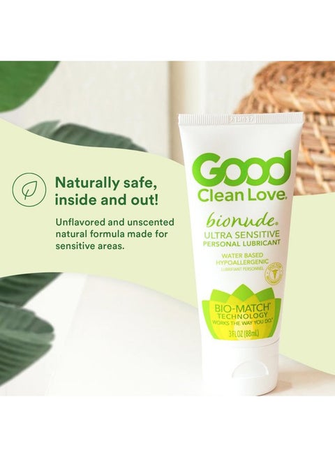 Good Clean Love BioNude Ultra Sensitive Personal Lubricant, Hypoallergenic Unscented & Unflavored Water-Based Lube, Safe for Adult Toys & Condoms for Men, Women, and Couples, 3 Oz | Best Price UAE | Good Clean Love BioNude Ultra Sensitive Personal Lubricant, Hypoallergenic Unscented & Unflavored Water-Based Lube, Safe for Adult Toys & Condoms for Men, Women, and Couples, 3 Oz | Best Price UAE |
