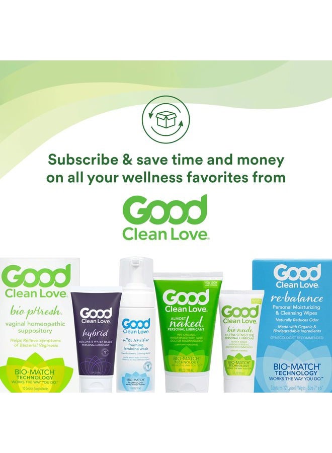 Good Clean Love BioNude Ultra Sensitive Personal Lubricant, Hypoallergenic Unscented & Unflavored Water-Based Lube, Safe for Adult Toys & Condoms for Men, Women, and Couples, 3 Oz  - Image 5