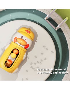 Velaurs Baby Bath Toy Cute Duck Interactive Waterwheel Design Fun Bathtub Water Toy Yellow  - Image 5