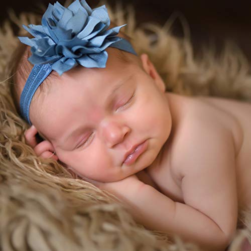 My Lello Baby Petal Flower Headbands Mixed Colors 2-Pack (Light Lavender/Purple) - Image 4