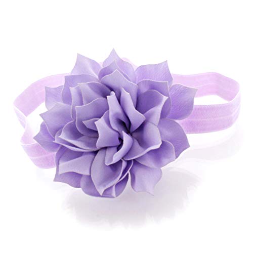 My Lello Baby Petal Flower Headbands Mixed Colors 2-Pack (Light Lavender/Purple) - Image 5