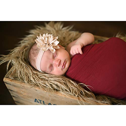 My Lello Baby Petal Flower Headbands Mixed Colors 2-Pack (Light Lavender/Purple) - Image 2
